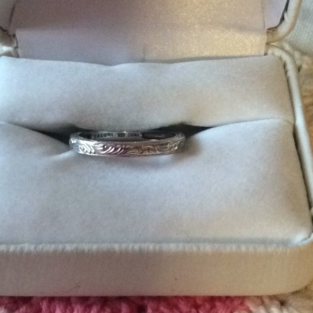 Tacori sterling silver band ring